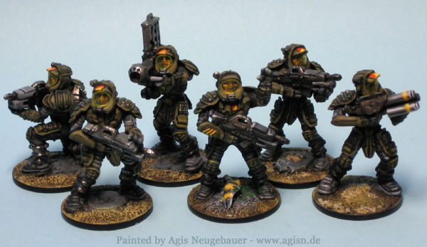 Agis Page of miniature painting and gaming - Starship Troopers